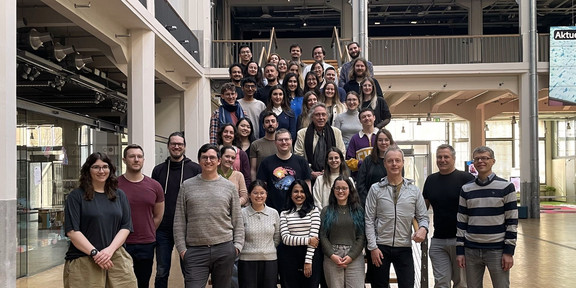 The Internal Doctoral Consortium group at Zentrum für Medien und Kunst at Karlsruhe.