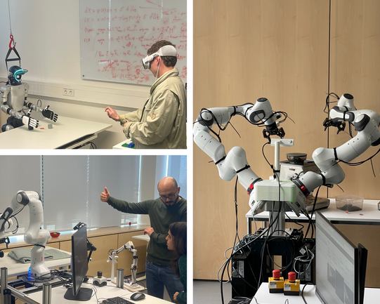 Laborbesuche bei den Teams von Prof. Gerhard Neuman und Prof. Rudolf Lioutikov vom KIT.